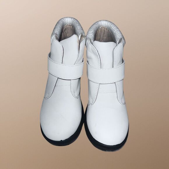 NWOB Haband Sno Country Womens Winter Ankle Boots Beige Off White Size 8 - Picture 3 of 9